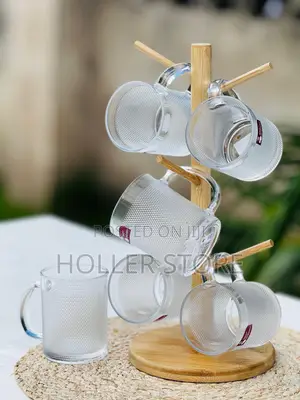 GLASS CUP SET ( 6 Pieces)