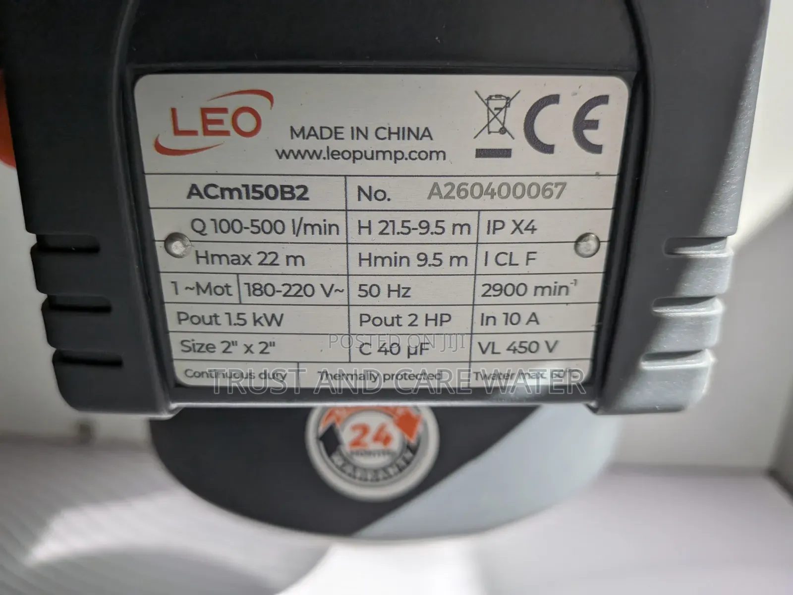 LEO Surface Pump 2Hp (2×2inch)