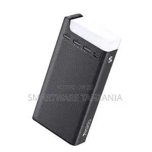 Yesido YP26 Power Bank 30000mAh With LED Lamp, 2 USB Outputs, 5V 2A