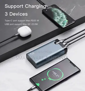 Yesido YP25 Power Bank 20000mAh, PD/Dual Quick Charge, Aluminum Alloy