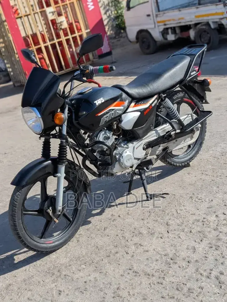 TVS HLX 125 2025 Black
