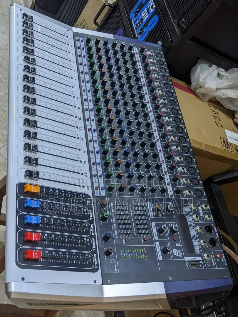 Multi-Channel Audio Mixing Console (Sound Mixer