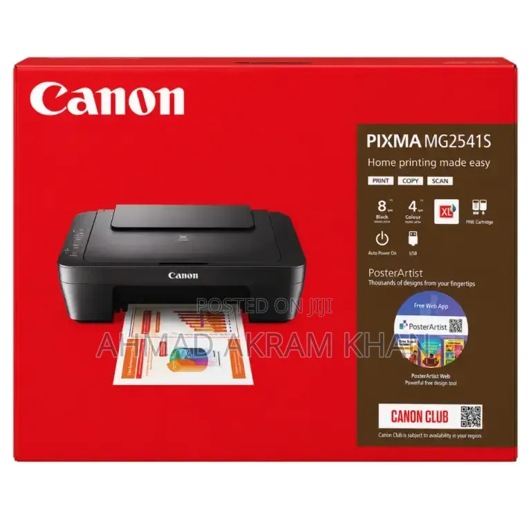 Canon Printer Mg 2541s