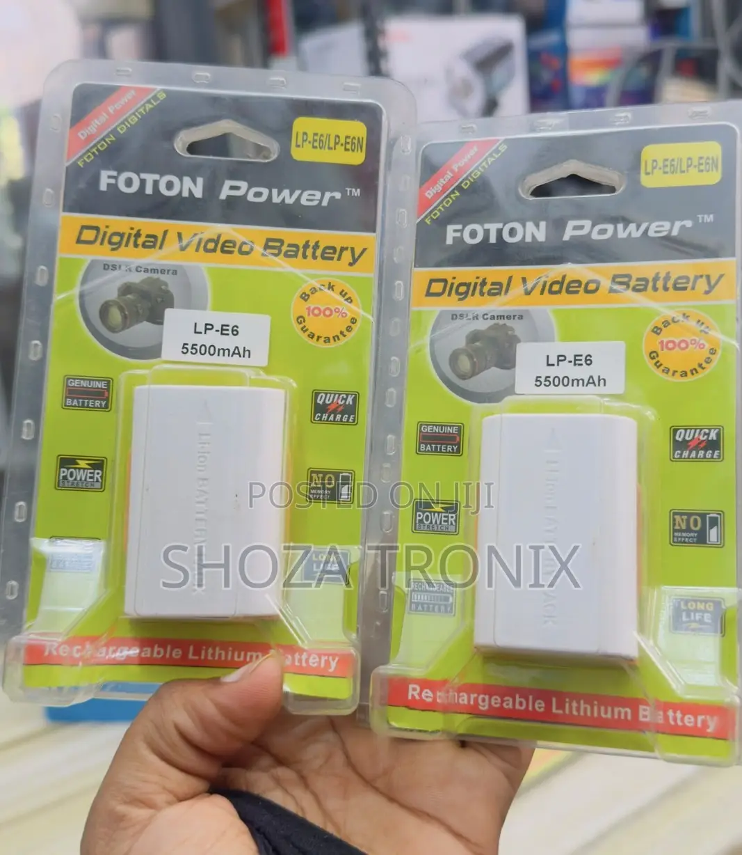 Canon Lpe6N Battery High Power