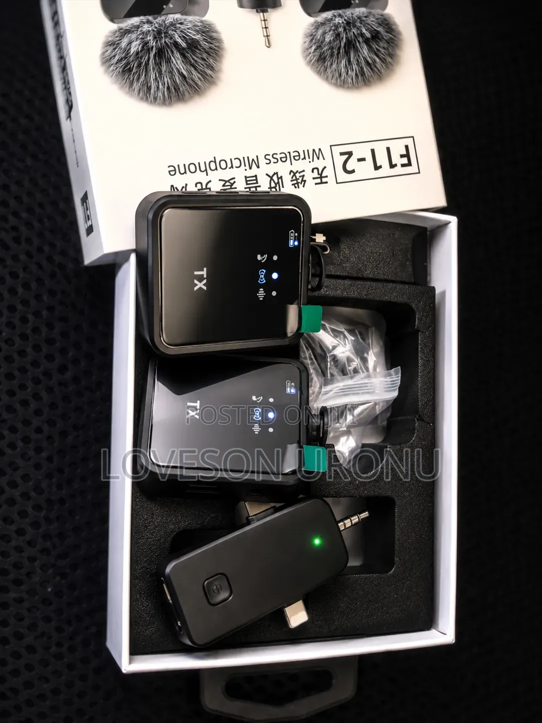 F11 2 Lavalier Microphone Recorder