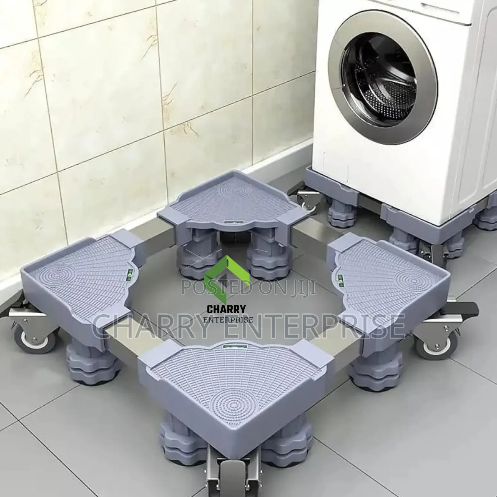 Heavy Duty Movable Adjustable Stand FOR WASHING Machine Fridge 200kg