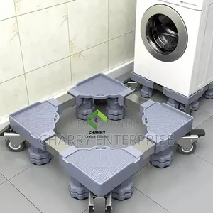 Heavy Duty Movable Adjustable Stand FOR WASHING Machine Fridge 200kg