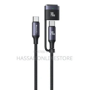 Yesido Ca197 Type-C to Type-C/T 240w Fast Charging Data Cable