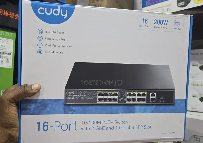 Cudy 16port Poe Switch Available