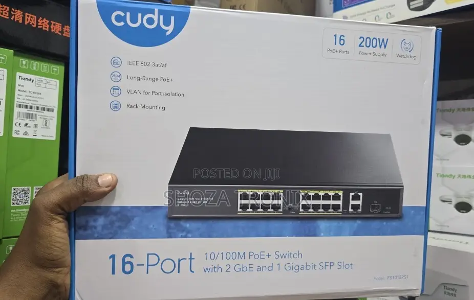 Cudy 16port Poe Switch Available