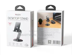 Yesido Desktop Stand, 360-Degree Rotation, Adjustable Height