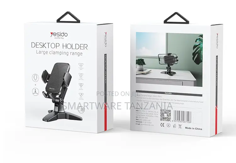 Yesido Desktop Holder for Mobile Devices, 360-Degree Rotation