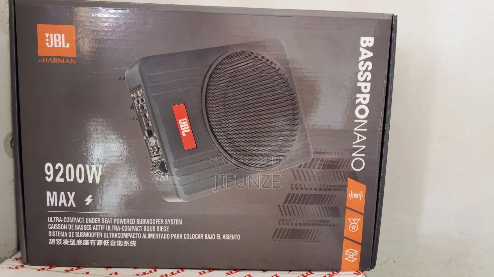 JBL BassPro Nano 9200W MAX – Under-Seat Powered Subwoofer