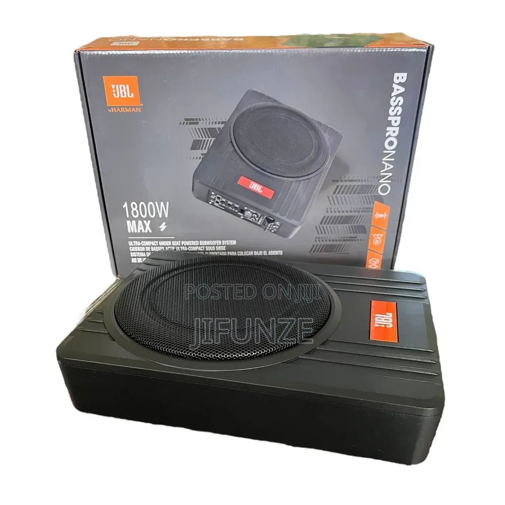 JBL BassPro Nano 9200W MAX – Under-Seat Powered Subwoofer