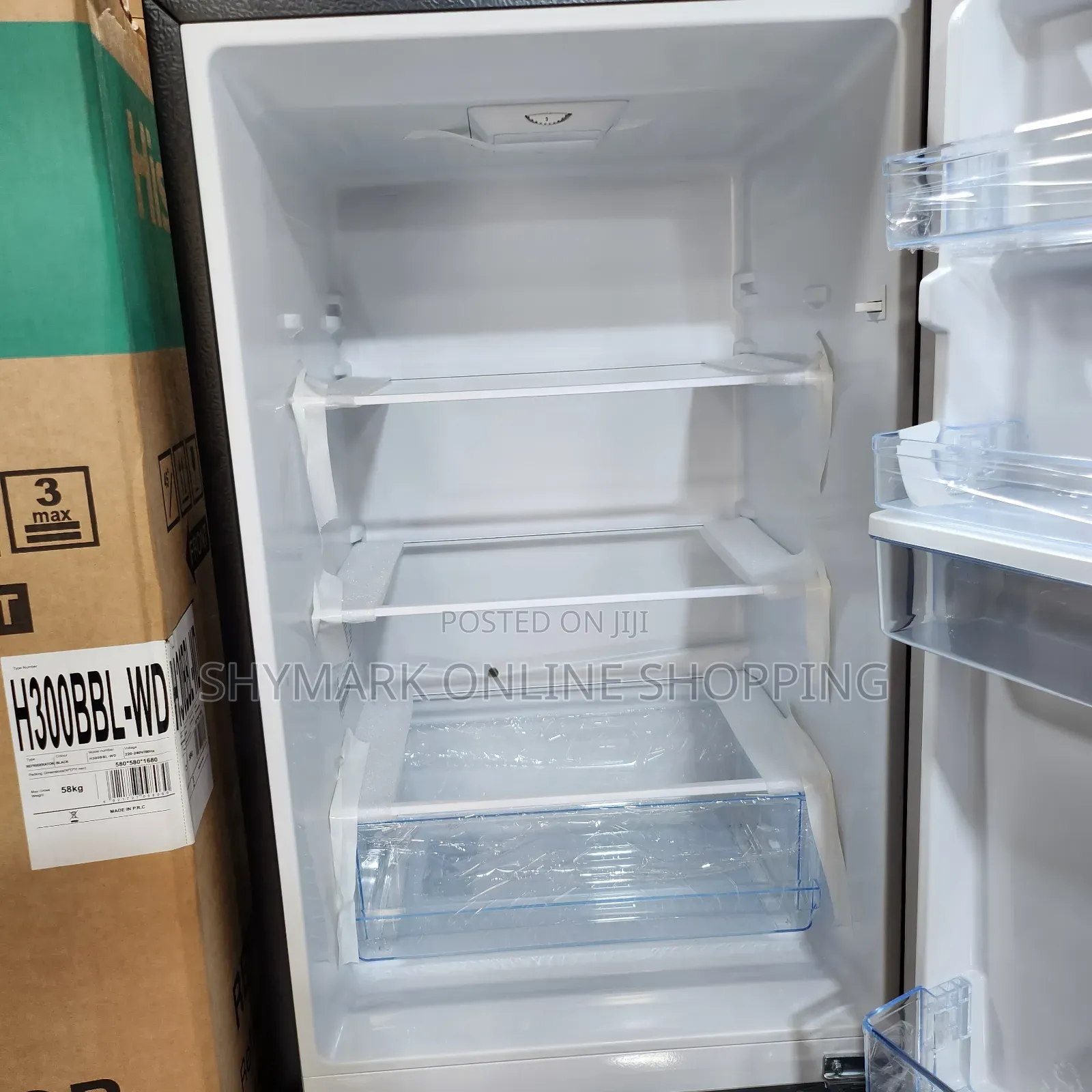 Hisense Refrigerator H300bbl-Wd 230L With Water Dispenser