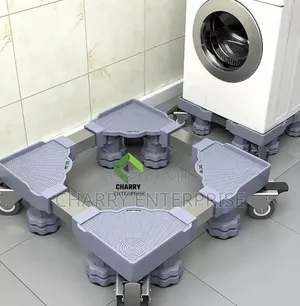 Heavy Duty Movable Adjustable Stand FOR WASHING Machine Fridge 200kg