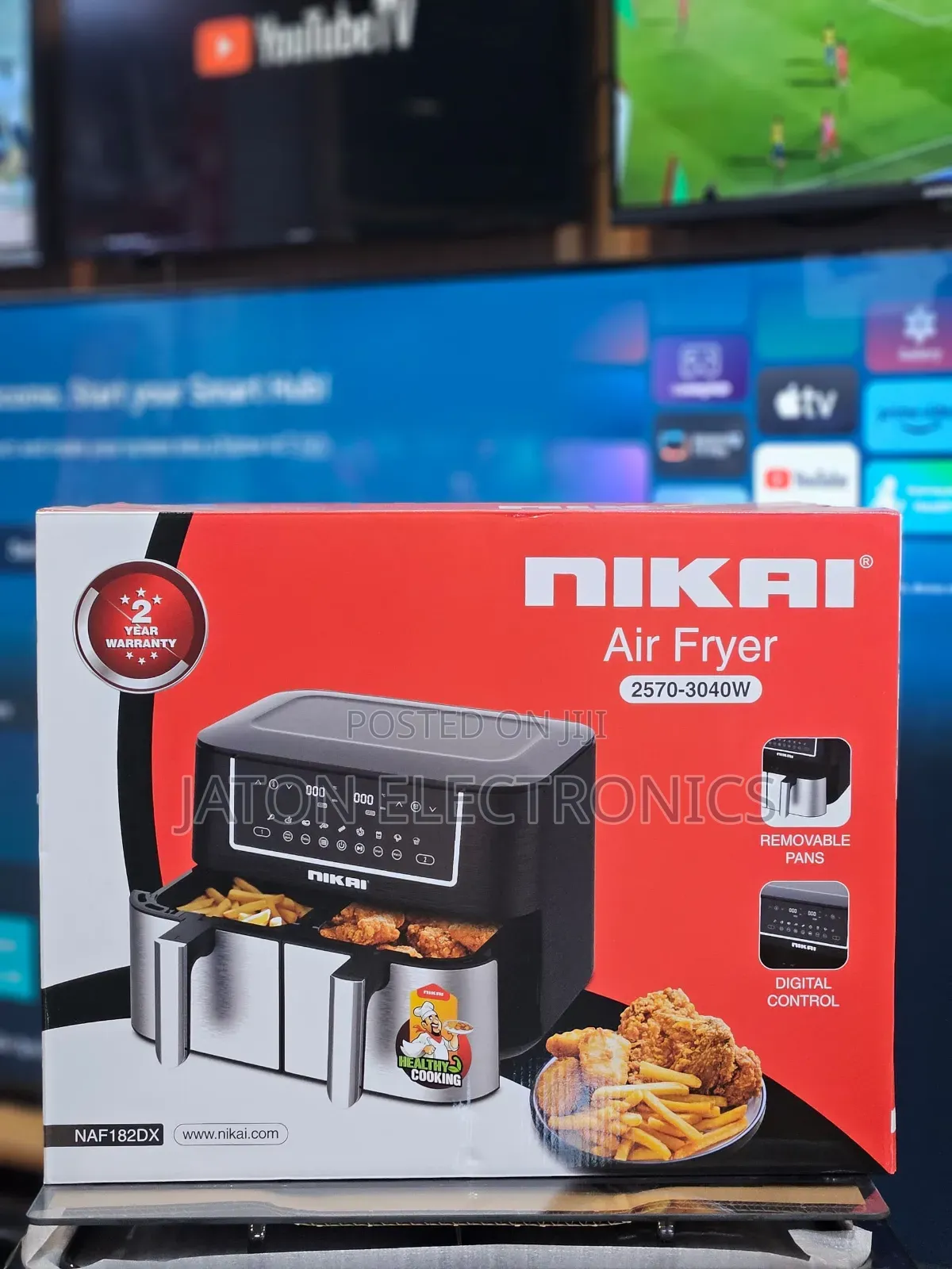 Nikai Air Fryer Naf182dx 8.4l Digital Control 3000w