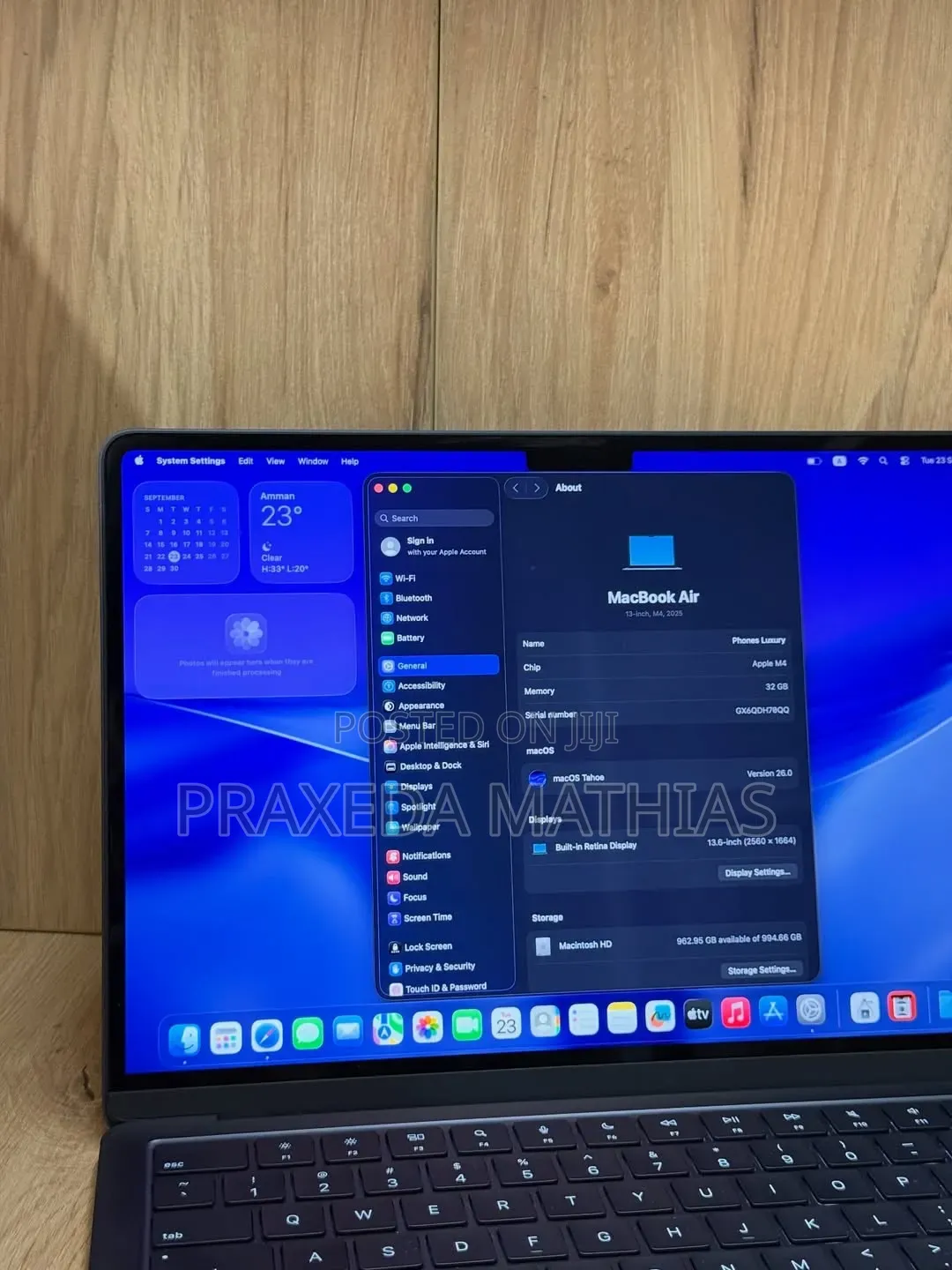 Laptop Apple MacBook Air 2022 M2 8GB Apple M2 SSD 256GB