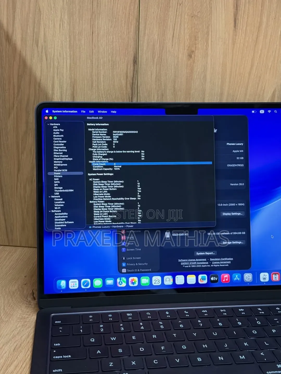 Laptop Apple MacBook Air 2022 M2 8GB Apple M2 SSD 256GB