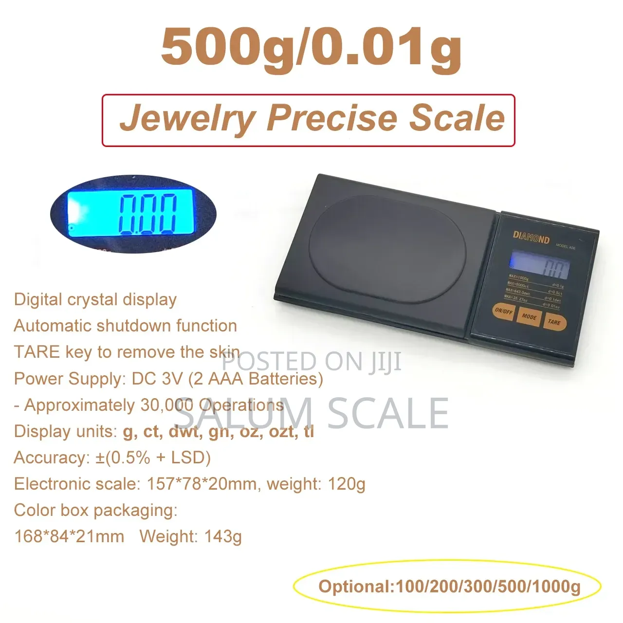 Diamond Scale 500g