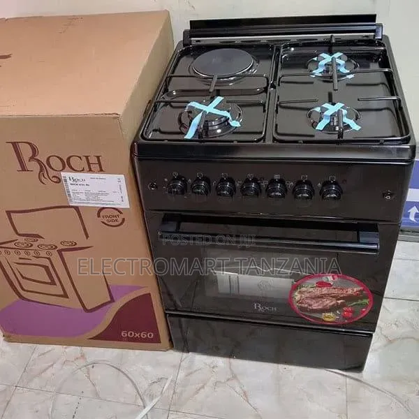ROCH 60x60 Gas Cooker3 Gas + 1 Electric Electric Oven Grill Brand New