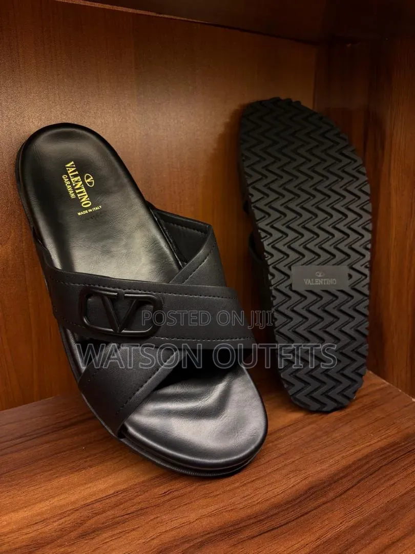 3 Colours 4 Brands Dior LV CK Gucci Men's Leather Sandals