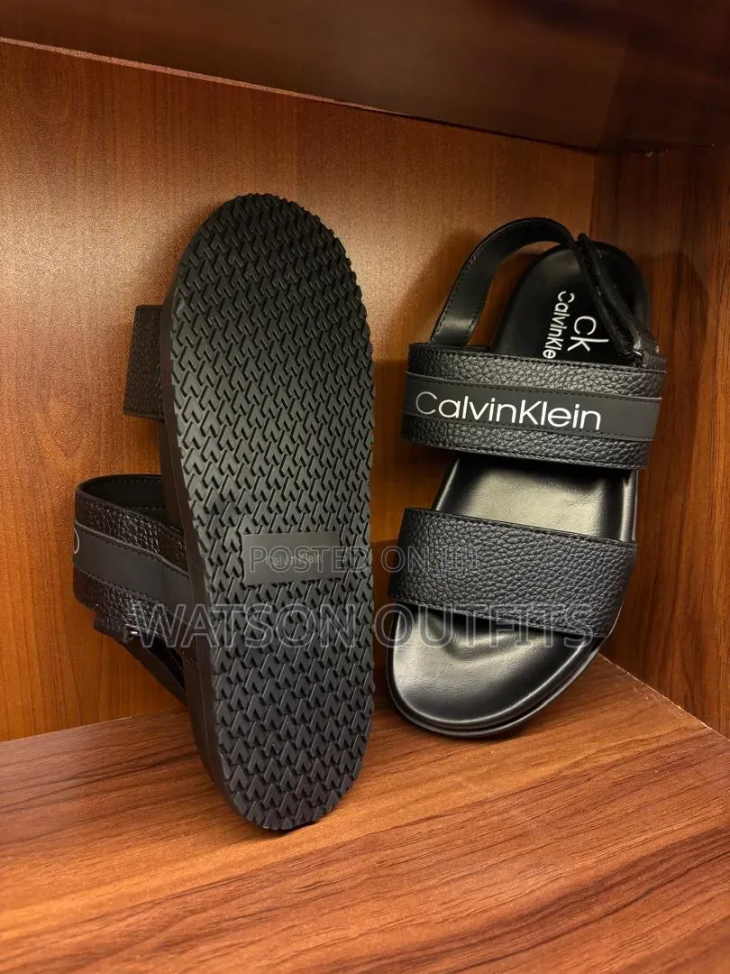 3 Colours 4 Brands Dior LV CK Gucci Men's Leather Sandals