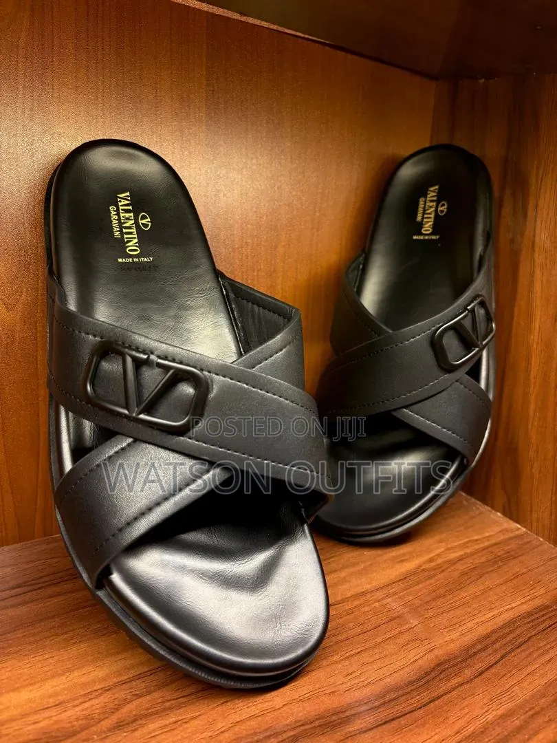 3 Colours 4 Brands Dior LV CK Gucci Men's Leather Sandals