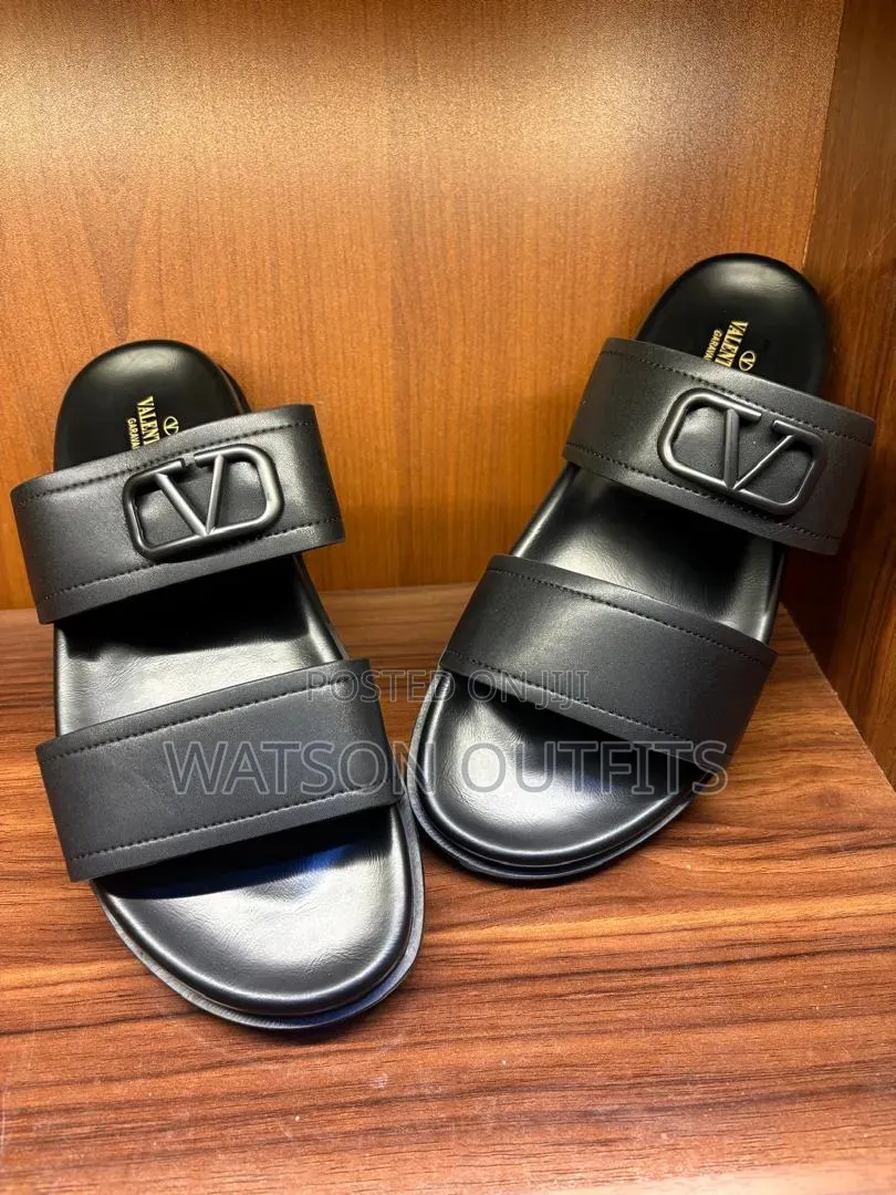 3 Colours 4 Brands Dior LV CK Gucci Men's Leather Sandals