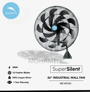  Dolphin Industrial Wall Fan 26" 