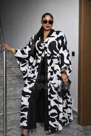 Casual Arabian Style High-Grade Long-Sleeved Floor-Length Dresses