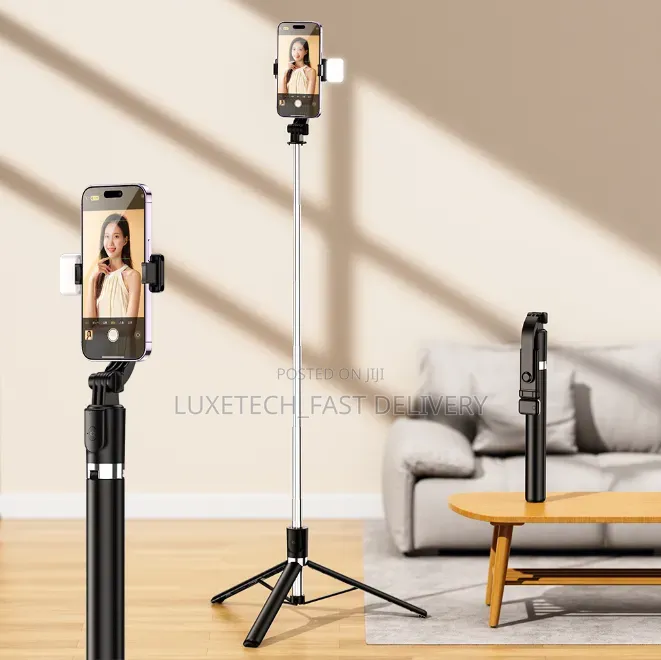 R1s-L 3-in-1 Selfie Stick Tripod for Vlogging and Content Creation