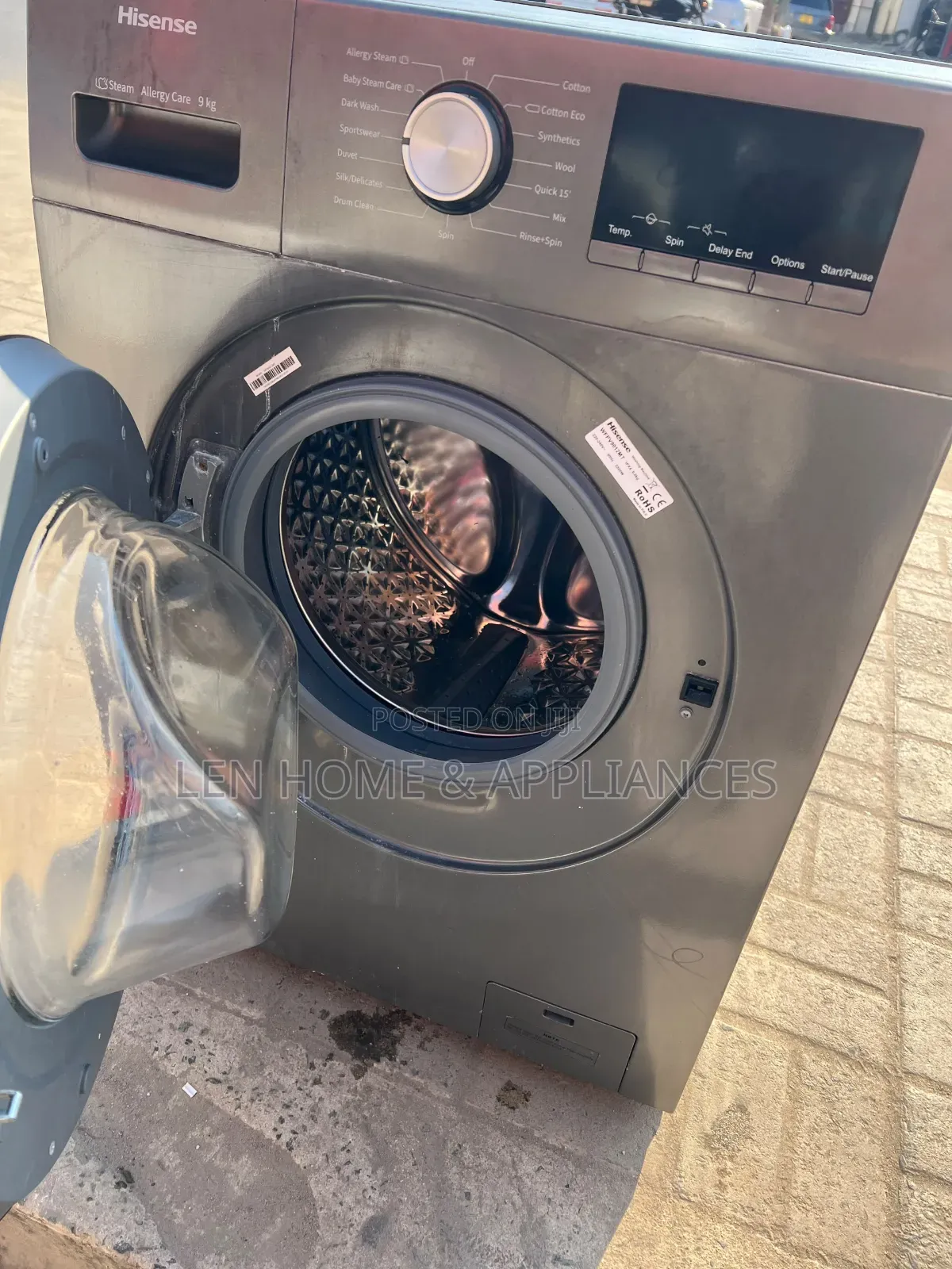 Washing Machine Kg9 Inafua Na Kukausha Color Grey