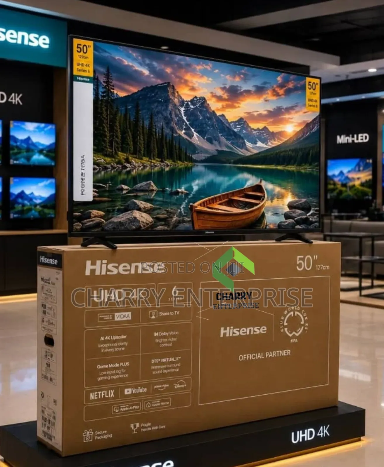 Hisense Smart Uhd TV 50 Inch Vidaa