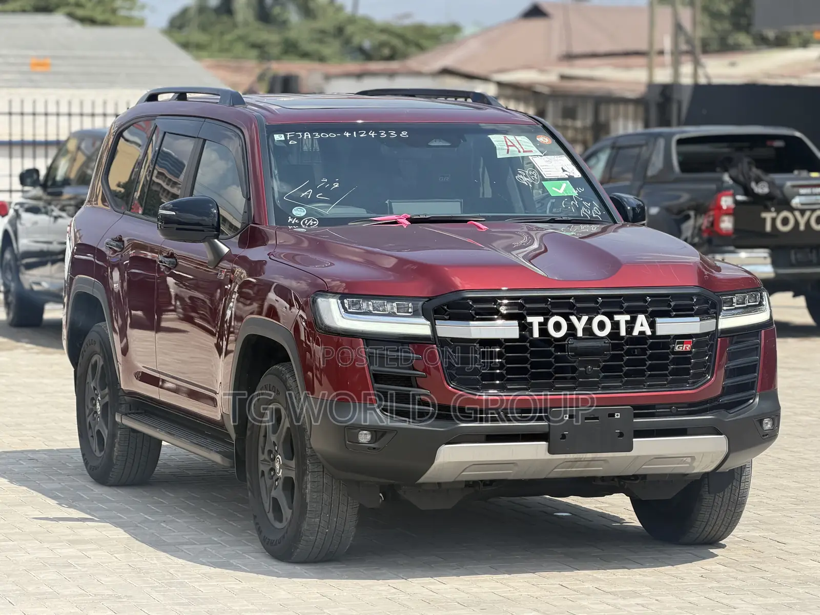 New Toyota Land Cruiser LC300 2023 Red