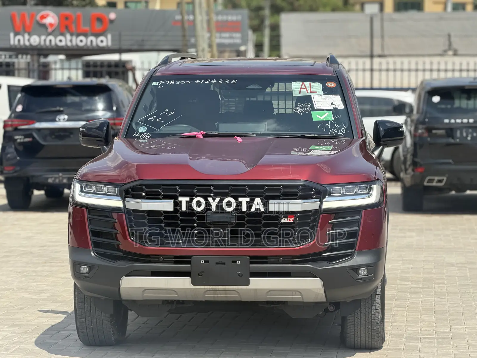 New Toyota Land Cruiser LC300 2023 Red