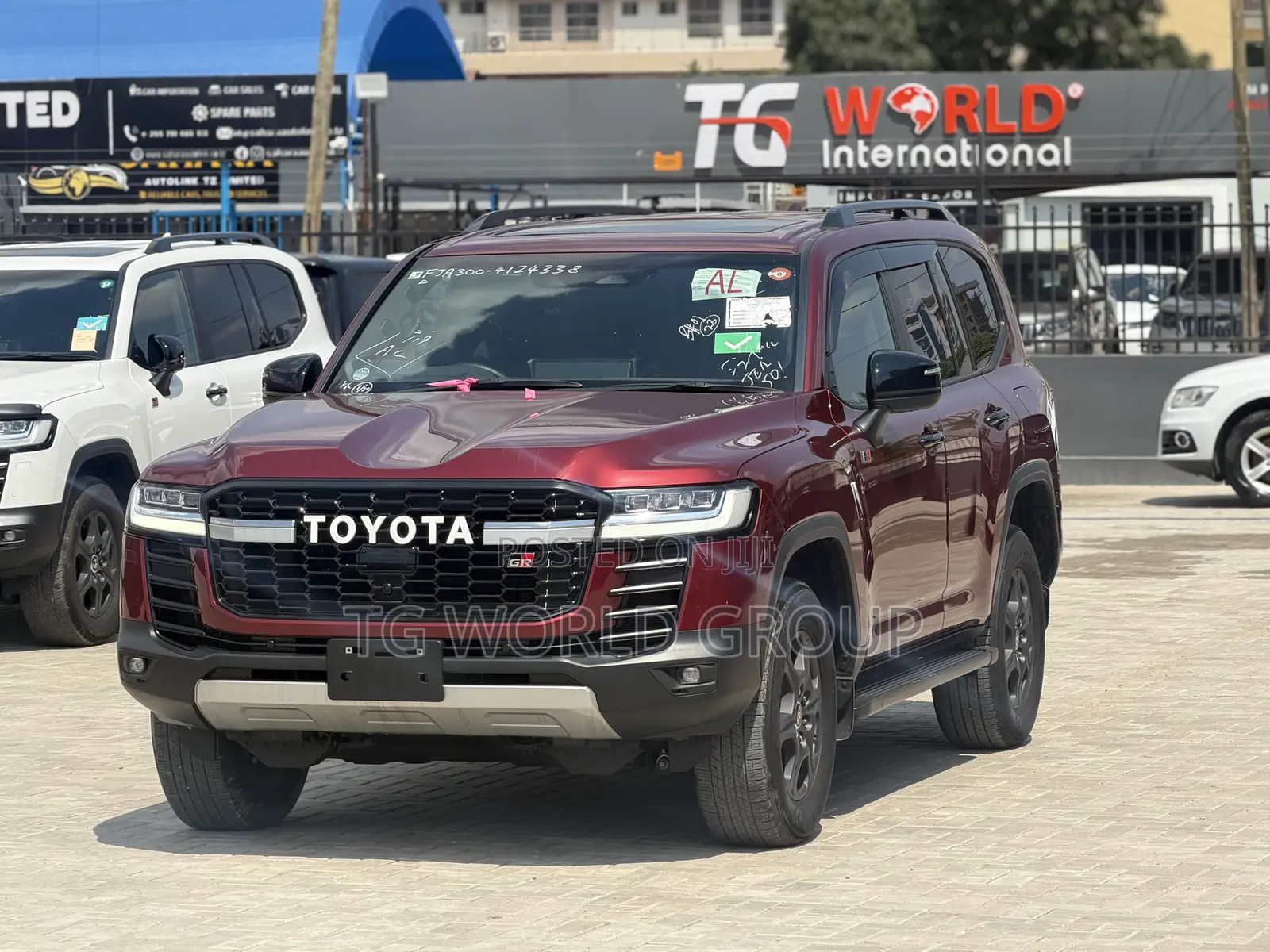 New Toyota Land Cruiser LC300 2023 Red