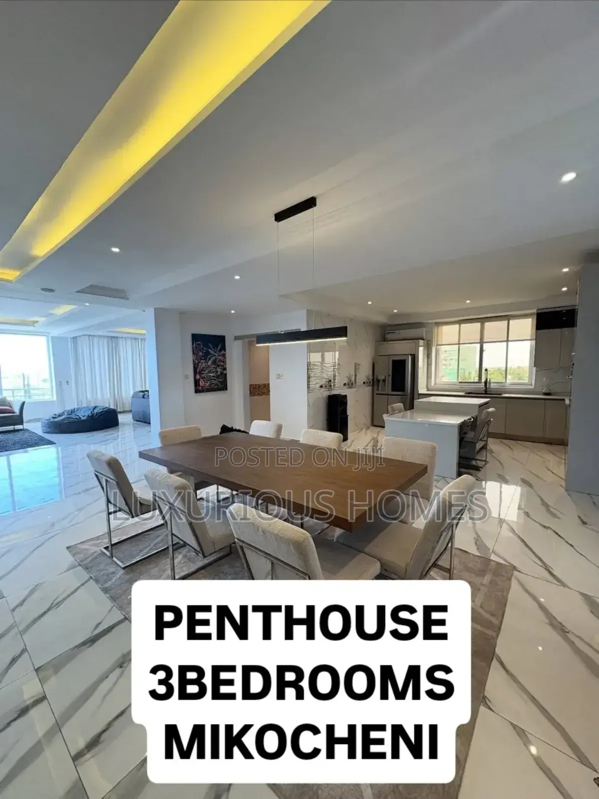 Furnished 3bdrm Penthouse in Mikocheni for sale