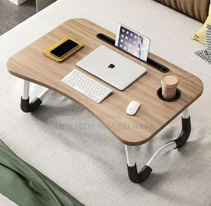 Portable Foldable Laptop Desk With Cup Holder for Bed, Sofa and Floor