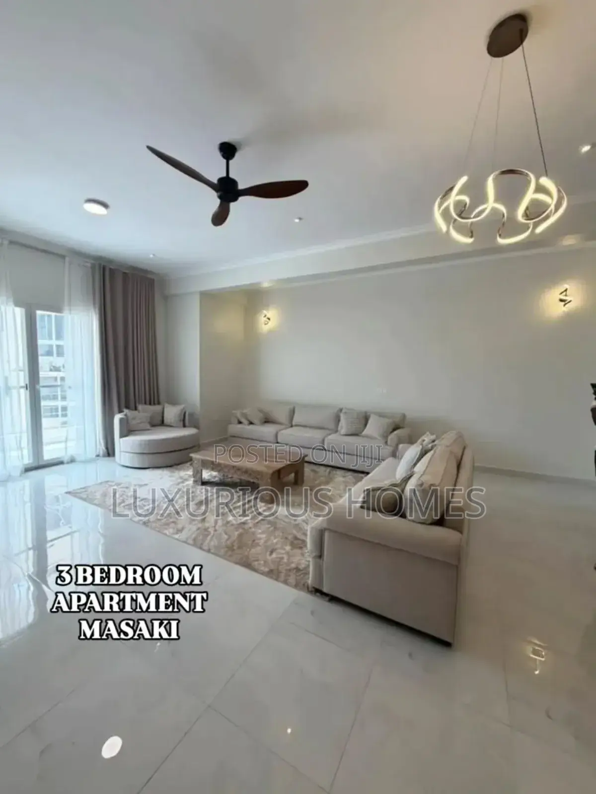 Furnished 3bdrm Apartment in Masaki for rent