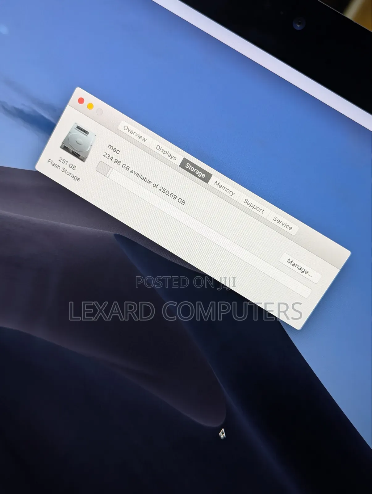 Desktop Computer Apple iMac 8GB Intel Core i5 SSD 256GB