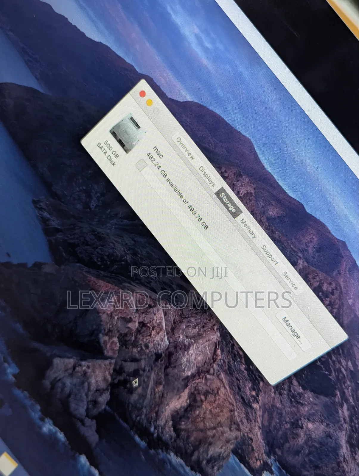 Desktop Computer Apple iMac 4GB Intel Core i3 HDD 500GB