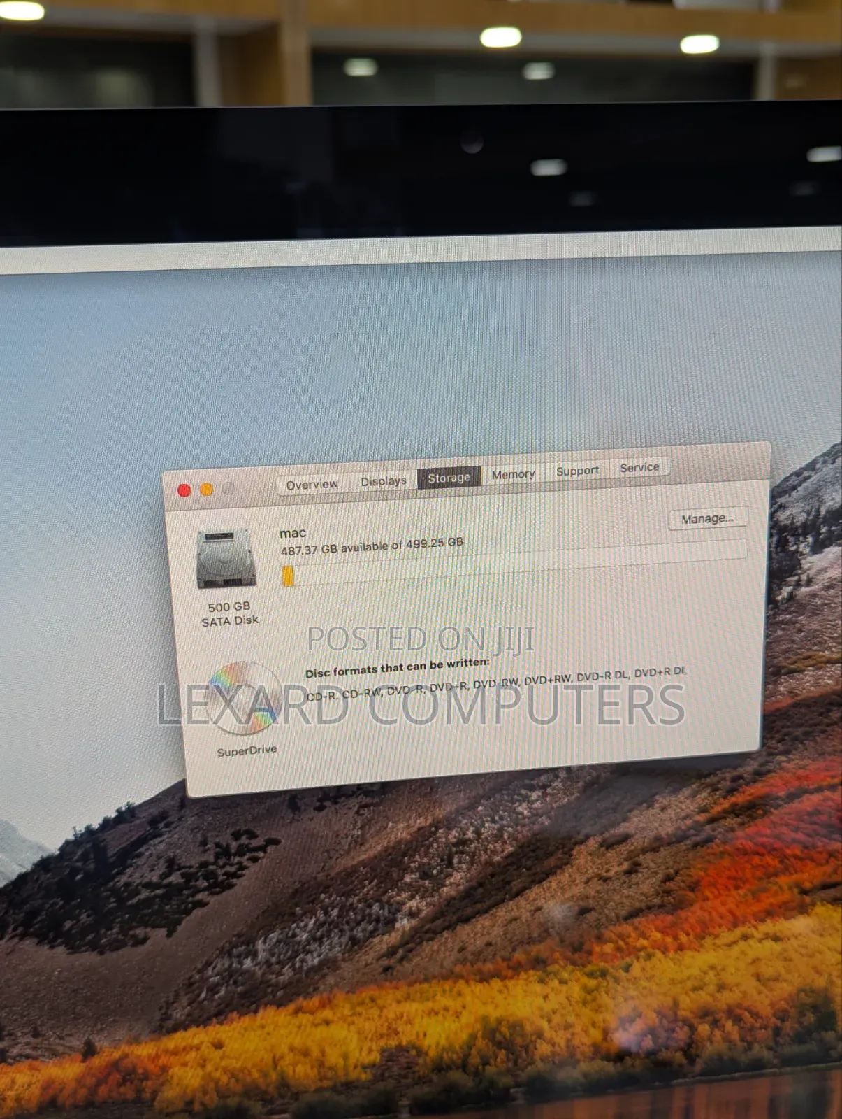 Desktop Computer Apple iMac 4GB Intel Core i5 HDD 500GB