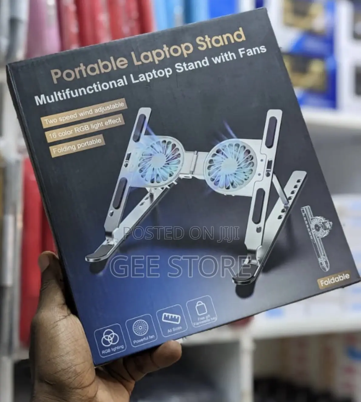 Portable Laptop Stand With Fan