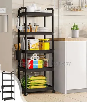 Rolling Kitchen Storage Utility Cart | Mobile Organizer With Wheels