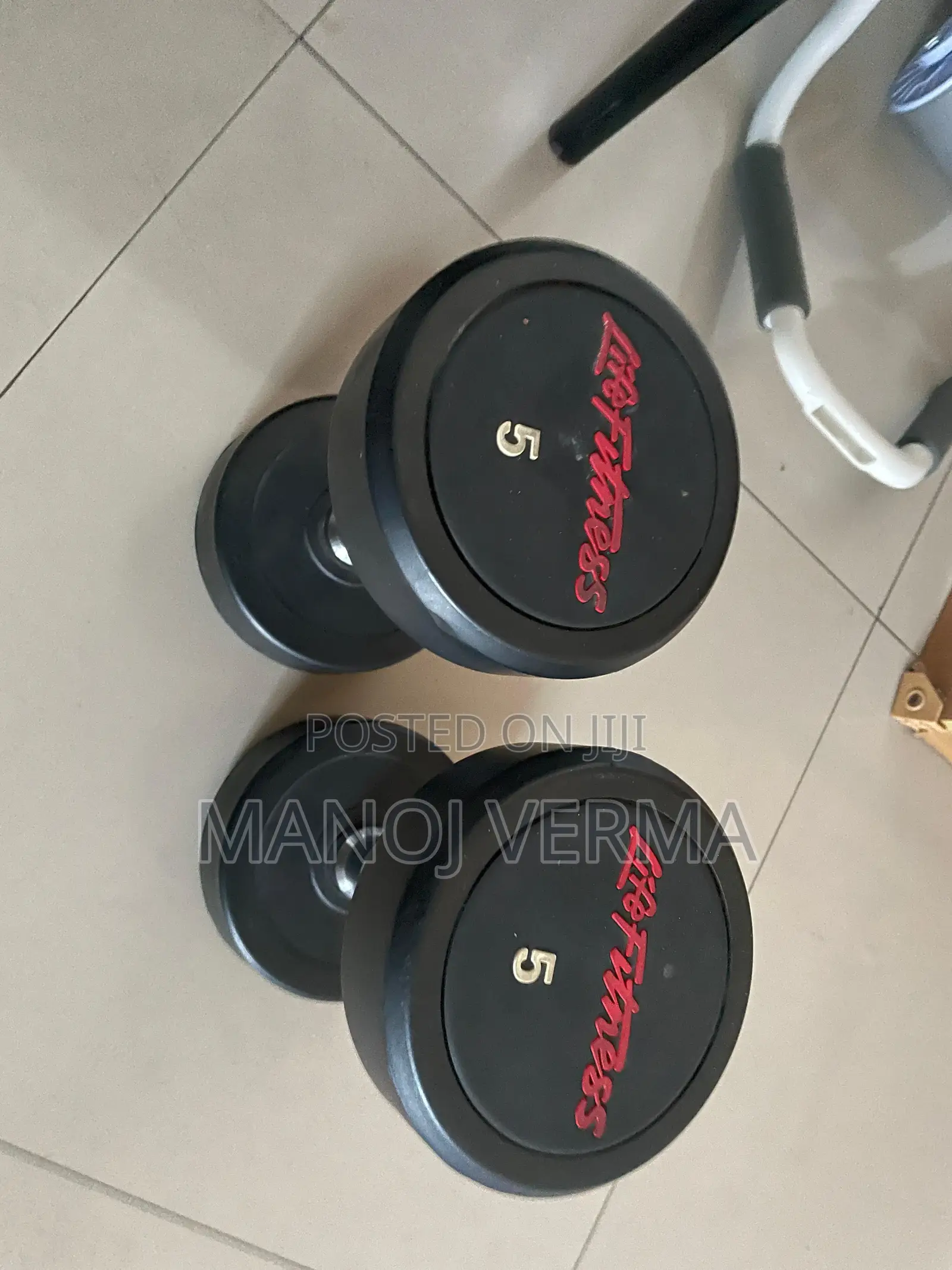 Brand New Life Fitness 5kg Dumbbells (Pair) – TZS 80,000
