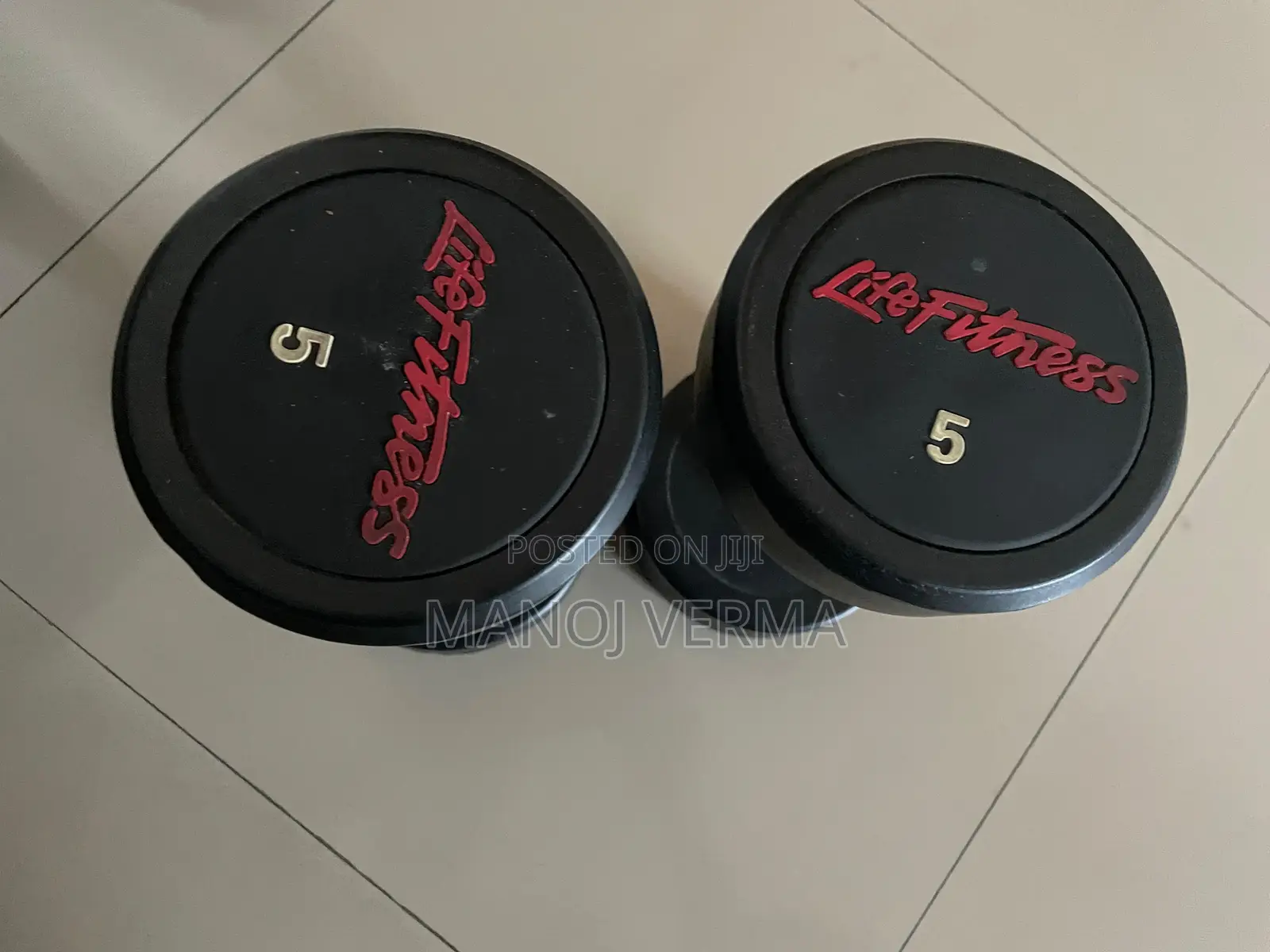 Brand New Life Fitness 5kg Dumbbells (Pair) – TZS 80,000