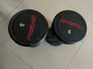 Brand New Life Fitness 5kg Dumbbells (Pair) – TZS 80,000