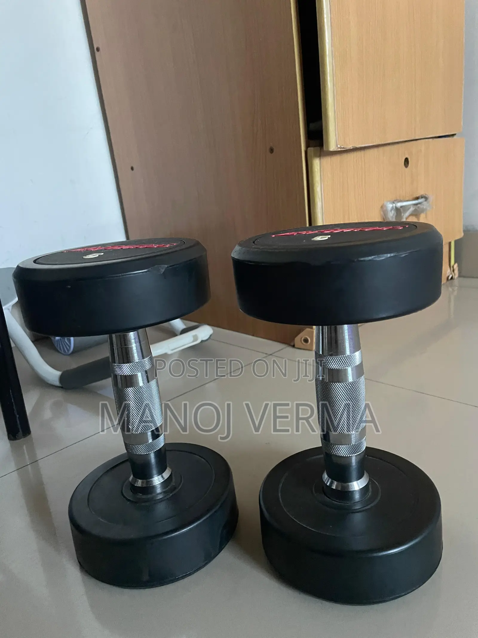 Brand New Life Fitness 5kg Dumbbells (Pair) – TZS 80,000