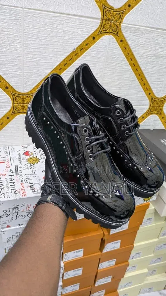Black Brogues Boot